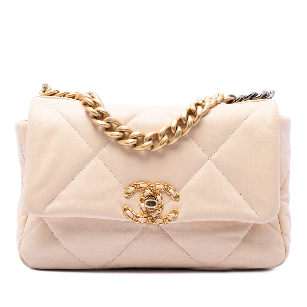 Pre-Loved Chanel Medium Lambskin 19 Flap